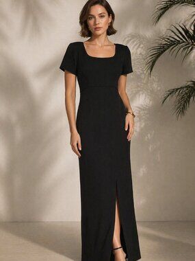 JEFFREY & DARA EVENINGS by Tom Barra Vintage 90s Maxi Dress, Size 10